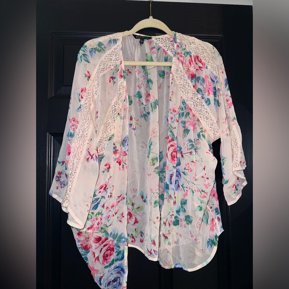 Express floral kimono - large